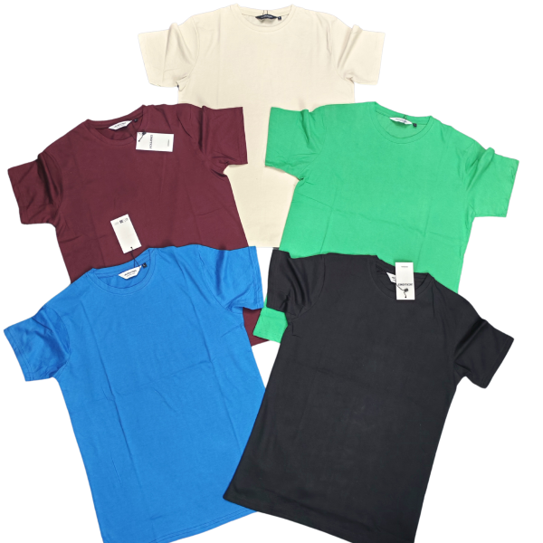 Solid Combo T-Shirt (5 pics)